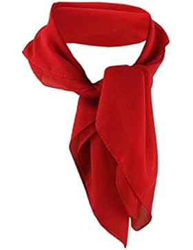 TigerTie Damen Chiffon Nickituch verschiedene Farben Gr. 50 cm x 50 cm - Tuch Halstuch Schal