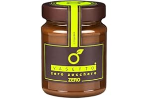 Crema spalmabile di Nocciole IGP Artigianale Zero senza Zucchero - Vasetto - Crema Gianduja 100% pura Proteica e Vegana ZERO, Sugar Free, senza latte e derivati