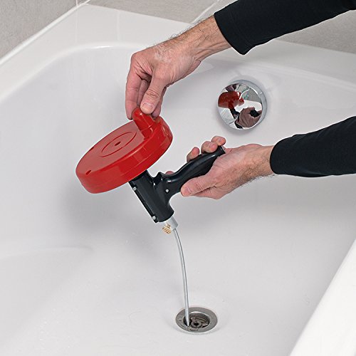 Kreator Rohrreinigungswelle 5m Reinigungsspirale Abflussreiniger – ergonomisch - 6