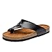 Produktbild b-commerce 2019 Mode Womens Sommer Flip Flops Gummi Kork Hausschuhe Schnalle Strand Rutschfeste Hohe Qualität Schuhe Freizeit Post Hausschuhe