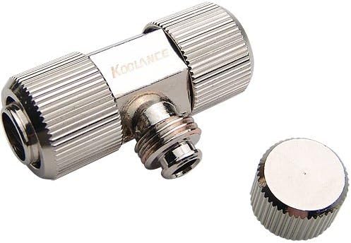 KooLance VLV-10TSPL Double Connector 10/13 with Drain Valve
