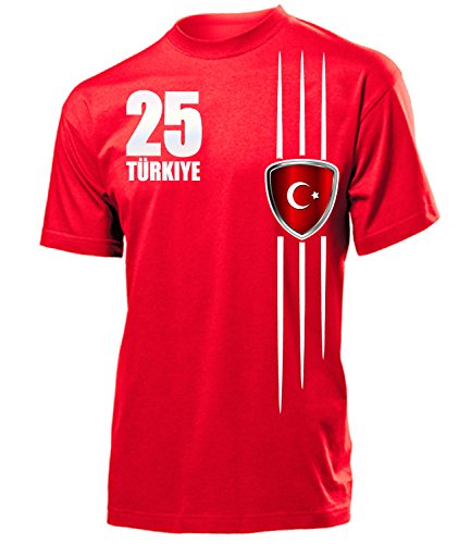 FUSSBALL – TÜRKEI FANSHIRT 3216(H-R) Gr. XL