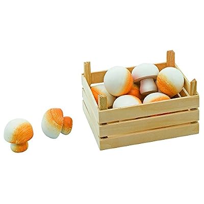 Goki - 2040784 - Jeu D'imitation - Commerçant - Champignons Dans Végétale Caisse
