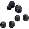 Crysendo Memory Foam Ear Tips Replacement for S-amsung G-alaxy Buds Pro Headphones, Earbud Tips Soft Foam, Earbuds | No Ear Pain, Anti-Slip, Fits in Charging Case (Black, Small)