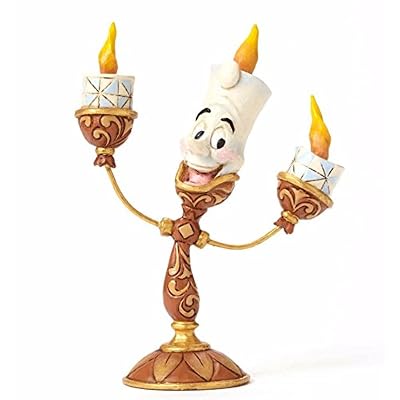 Enesco Disney Traditions 4049620 Figurine Ooh la La/Lumière Belle et la Bête Figurine Multicolore 12 cm