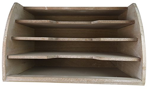 khevga Briefablage aus Holz – Landhaus Stil - 3