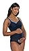 Emma Jane 956 Maternity Tankini Sizes 10/12 14/16 & 28/20 (14/16, Black/Blue)