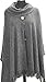 Blyss Stylish Woollen Poncho (P1001 Grey Melange, Free size) RS.1399.00