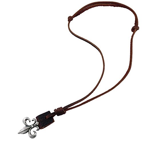 Aoligei-Peau-de-vache-en-alliage-Scout-cuir-collier-mle-grand-collier-fleur-bijoux-europens-et-amricains