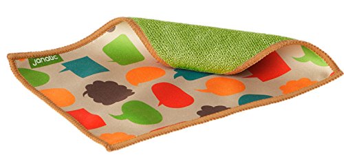 Preisvergleich Produktbild Janatic Design Cleaning Cloth Speech Bubbles