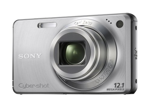 Sony Cyber-shot DSCW270S Digital Camera - Silver (12.1 MP, 5x Optical Zoom) 2.7 inch LCD