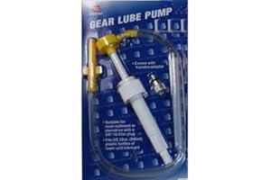 Daniboot Getriebeölpumpe / Getriebeölhandpumpe mit Adapter für sauberen Getriebe-Ölwechsel, für Außenborder, Sterndrives und Motoren mit 3/8" Gewinde