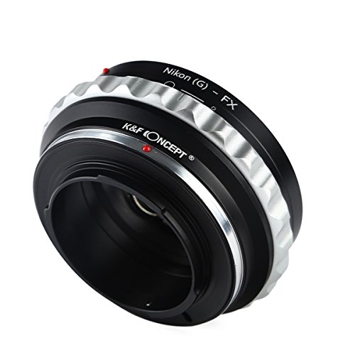 K F CONCEPT Bague adaptation objectif pour monter objectif Nikon G vers bo  tier Fujifilm Fuji FX X-Pro1 X-M1 X-A1 X-E1 en m  tal