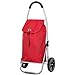 Produktbild Playmarket Einkaufstrolley Go Two in Polyester, Edelstahl 65x35x35 cm, rot, 24915/209