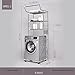 Produktbild Waschmaschine Regal Commodity Regal Toilette Rack Waschküche Rack Drei Schichten ( Farbe : Meshes plate )