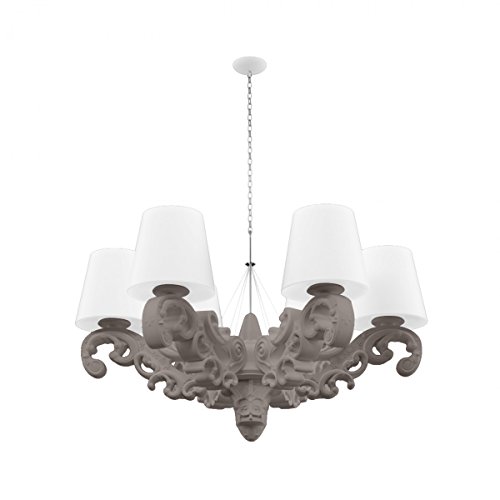 Preisvergleich Produktbild Design of Love - Slide Design - Crown of Love Deckelüster Tauben Grau