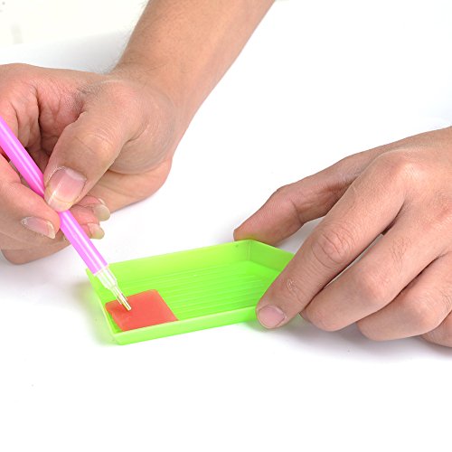 aihome 5D handgefertigt Diamant Rund DIY Stickerei Kreuzstich Home Dekoration Craft Gemälde G:30*30 - 7