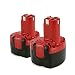 Produktbild POWERAXIS 2x 9.6V 3.0Ah Ni-MH Ersatzakkus 2 Stück für werkzeug akku Bosch PSR 960,GSR9.6, 2607335272,2607335461,2607335260 BAT048 BAT040 BAT041 BAT100 BAT119 BH984 BPT1041 23609 32609