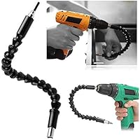 Winkelaufsatz für Akkuschrauber, Bohrmaschine & Schraubenzieher - Über 100° Winkelschrauber-Aufsatz - FLEXIBLER Adapter…