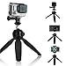 Price comparison product image CamKix Premium 3in1 Tripod Base and Hand Stabilizer Grip for All GoPro Hero 5, Black, Session, Hero 4, Session, Black, Silver, Hero+ LCD, 3+, 3, 2, 1 , Camera and Smartphone - Strong Ball Socket / Secure Locking / Anti Slip
