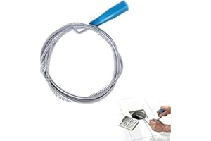 ACONDE Spirala do czyszczenia rur, spirala odpływowa, z końcówką wiertniczą, do czyszczenia różnych rur odpływowych, 5 m