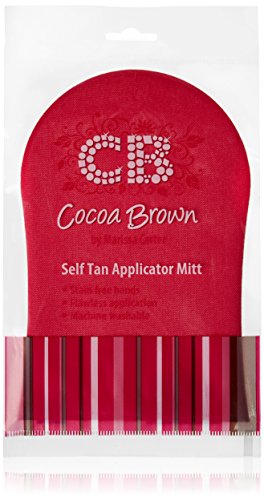 Cocoa Brown Tan Tanning Mitt, Brown Pink