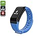 Produktbild Fitness Tracker Bracelet Heart Rate Monitor Blood Pressure Pedometer IP67 Blue