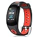 Produktbild Fitness Tracker,Bluetooth Wasserdicht Fitness Armband 3D Farbdisplay mit Pulsmesser Herzfrequenzmesser,Aktivitätstracker,Schrittzähler,Schlaf Monitor,Kalorienzähler Fitness Uhr für Android und IOS Smartphones