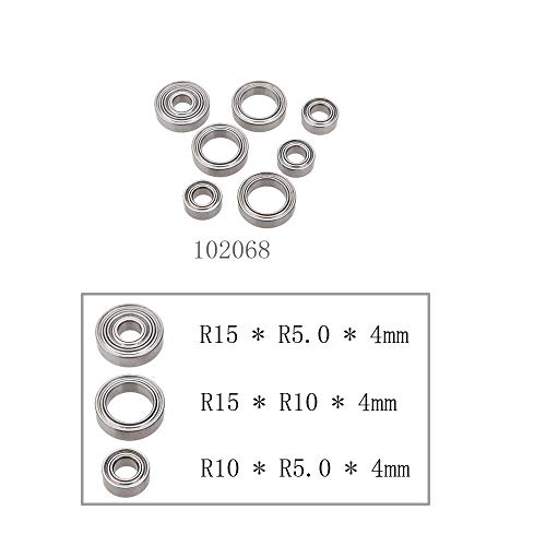 Preisvergleich Produktbild ZhangHongJ,102068 Verbesserte Teile Radmontiertes Kugellager für 1 / 10 HSP RC-Fahrzeuge