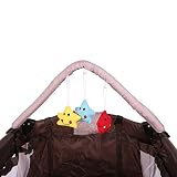 KIDUKU® Kinderreisebett Kinderbett Säuglingsbett Babybett Klappbett Reisebett für Kinder Zweitbett, mit zweiter Ebene für Kleinkinder/Säuglinge, 6 verschiedene Farben, kompakt, höhenverstellbar - 4
