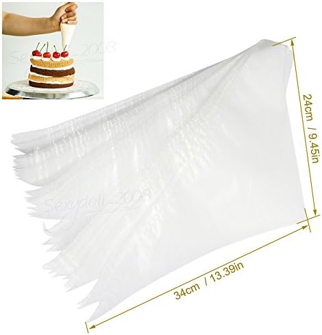 Christmas Amazing Series Cake Fondant Sugarcraft Cookies Decorating Plunger Cutter Moulds (100pcs larger disposable icing bags)