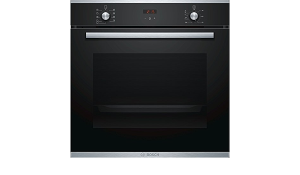 Bosch - Forno ad incasso HBA234BR0J finitura vetro nero con acciaio inox da  60cm : Amazon.it: Grandi elettrodomestici