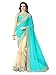 Glory Sarees Georgette Saree (Sukanya Blue Saree_Blue And Beige) RS.999.00