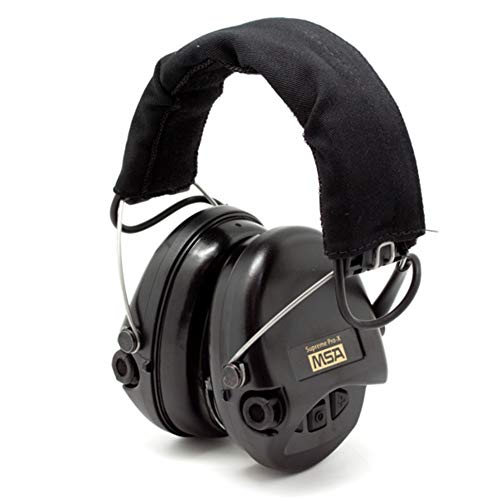 MSA Supreme Pro X con diadema de cuero - Negro - Comprar Protectores Auditivos Baratos