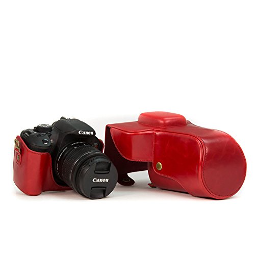 MegaGear toujours pr t RED Camera Case de protection en cuir Sac pour Canon Rebel T6 T5i 700D 18-55 EST 18-135 IS Canon Rebel T4i 650D 18-55 18-135 IS RED reviews MegaGear toujours pr t RED Camera Case de protection en cuir Sac pour Canon Rebel T6 T5i 700D 18-55 EST 18-135 IS Canon Rebel T4i 650D 18-55 18-135 IS RED