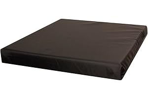 MOTHER LAND Water Resistance Rattan Patio Furniture Sofa Replacement Cushion seat Cover Pads (Back 67cm x 30cm x5cm, Black)