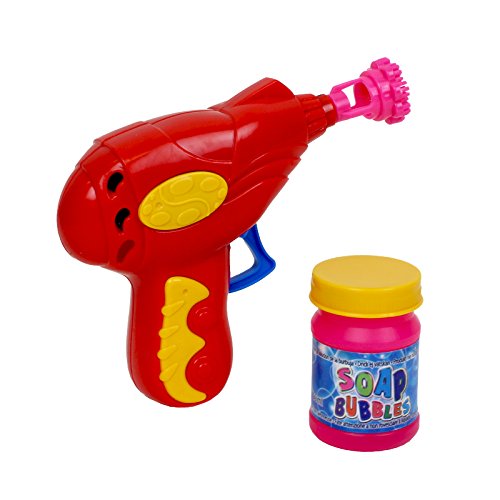 Preisvergleich Produktbild Seifenblasenpistole "Bubble" mit Seifenlauge