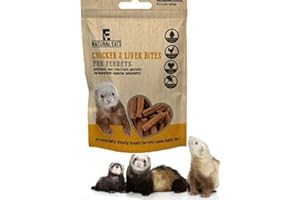 SIPW 100% Healthy Chicken & Liver Natural Eats Delicious Meat Rich Treats for Ferrets (Ferret Treats)