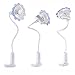 Produktbild FORH-Küche, Haushalt & Wohnen Ventilator FORH Baby Clip Fan Lüfter Geräuscharmer Beweglicher Lüfter Stummes Lüfter Mini Reisen Kühlung Fan Niedliches Leises Wiederaufladbare Elektrische Lüfter (Blau)
