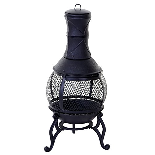 Gartenkamin Sanaa, Terrassenofen Feuerstelle, Gusseisen 92x41x41cm - 2
