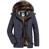 Herren Kapuzenparka---Wind/Cozy/Warm