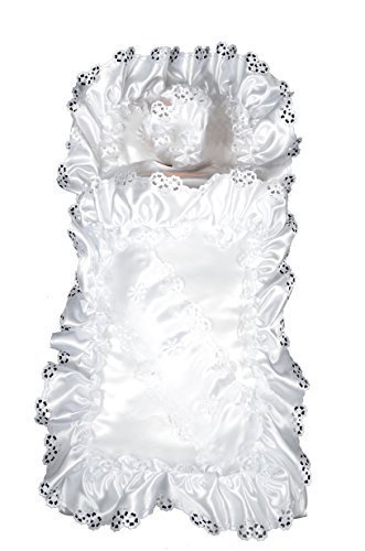 Preisvergleich Produktbild Taufkissen Steckkissen Kissen für Taufe Baby Hörnchen Atlas Plus