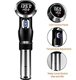 ★ Excelente cocina: le permite tener una tecnología de cocina profesional en un restaurante con una cocina de precisión sous vide, aplique un nuevo método de cocina lenta para cocinar carne de res, pollo, cerdo, carne, mariscos, huevo, pasta, choclate, horneado, cocina y más comida con sabor natural .