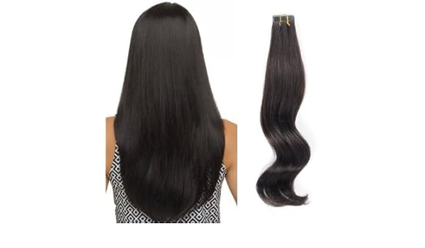 Ganpati Hair Tape Hair Extensions For Women 100 Grams 20 Inch