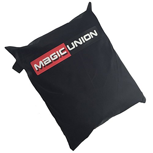 MAGIC UNION Original wasserdicht Barbecue Grill Hülle Chateau Grilladeckung Abdeckhaube Gasgrill Schutzhülle Haube Wetterschutz für drinnen draußen BBQ Grill Schwarz (145 x 117x 62cm) - 5