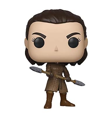 Funko Pop TV: Game of Thrones-Arya w/Two Headed Spear Figurine de Collection, 44819, Multicolore