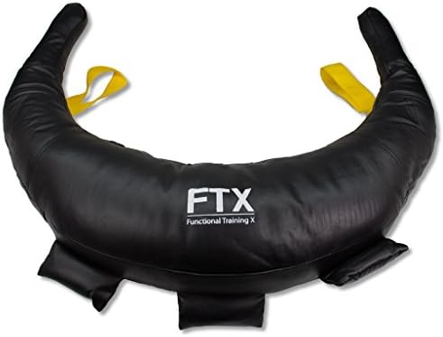 FTX Bulgarian Bag 22 kg - Core Bag Sandbag Weight Power Training Filled Fitness Bag Crossfit Exercise Running Workout Powerbag Training Filled Fitness Bag MMA