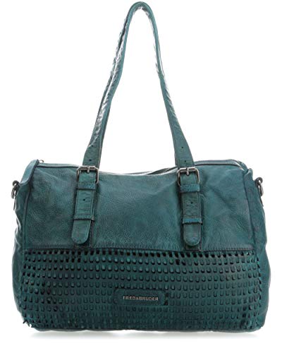 Preisvergleich Produktbild FREDsBRUDER Scotney Handtasche petrol