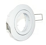 30° Schwenkbar.Lochausschnitt: Ø = 68 bis 73 mm