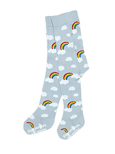 Slugs & Snails Unisex Tights - Clouds & Rainbows - 0-6 months - 56-62cm